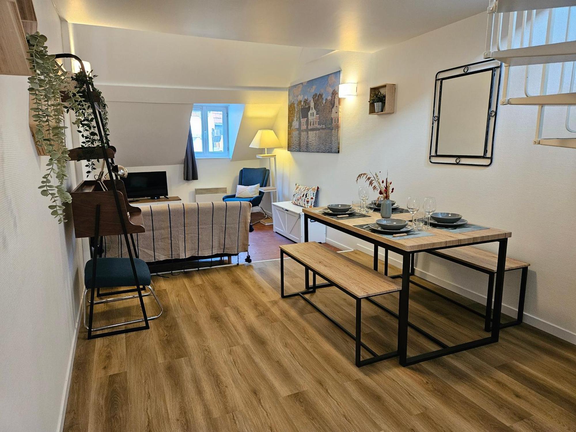 Charmant Duplex Au Coeur De Vernon Proche Gare Et Giverny Extérieur photo